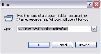 Windows XP Run Command