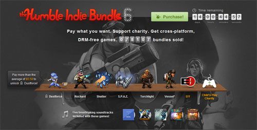 Humble Bundle 6 Launched, Features Torchlight, Rochard and S.P.A.Z.