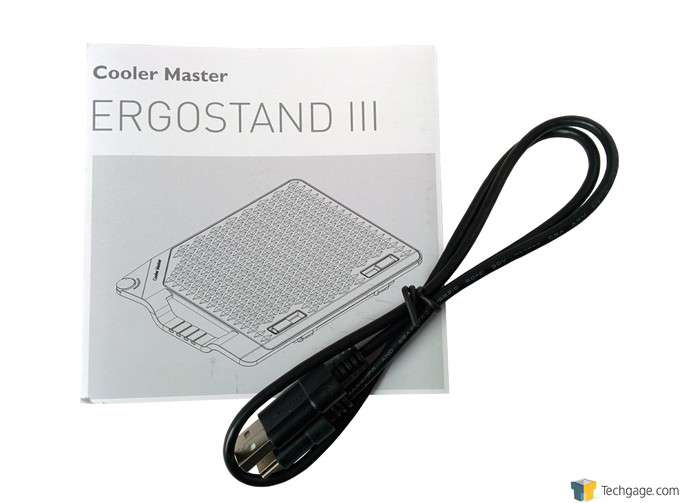 Cooler Master Ergostand III - Power Cord & Instructions