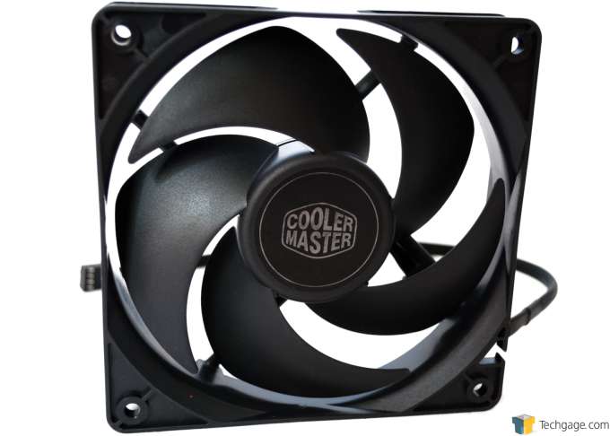 Cooler Master Nepton 240M CPU Cooler - Fan Close-up