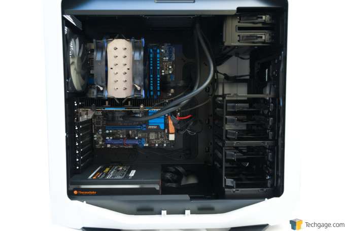 Corsair Graphite 780T Full-Tower Chassis - Test System Installed