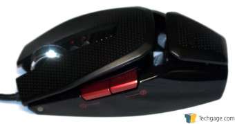 EXGA X10 TORQ Gaming Mouse Left Side