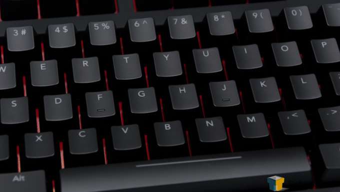 Func KB-460 Gaming Mechanical Keyboard - Keys Close-up
