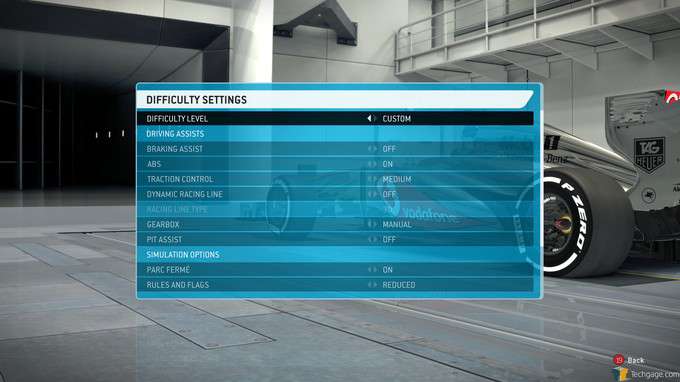 F1 2013 Classic Edition - Difficulty Settings