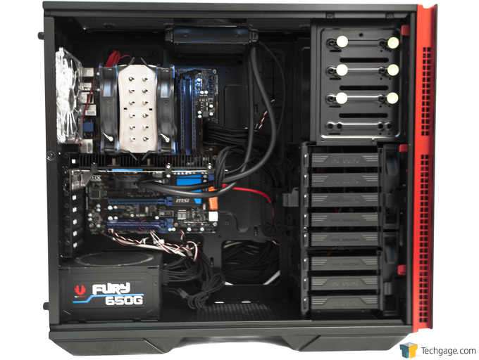 In Win 707 Full-tower Chassis - Test System Installed
