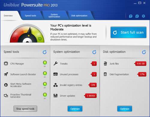 Uniblue Powersuite 2013