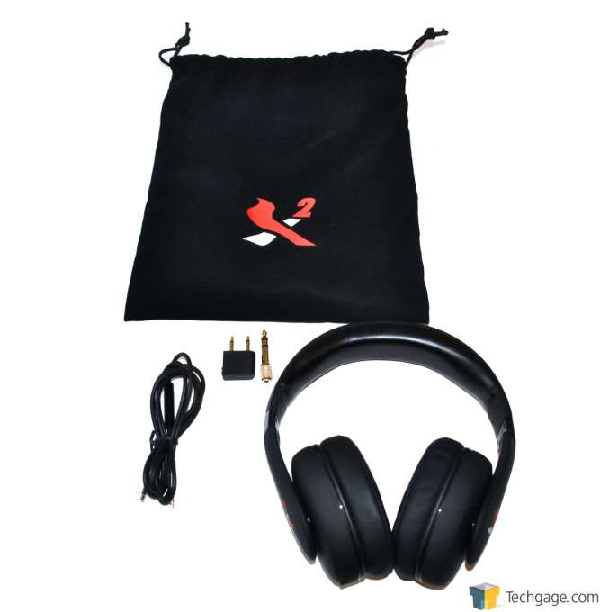 X2 Aurel Noise Cancelling Headphones - Package Contents