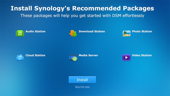 Synology BeyondCloud Preconfigured NAS - Recommended Packages
