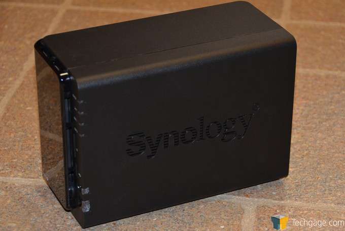 Synology DS213+ NAS Server - Right-side