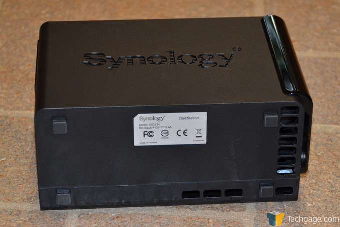 Synology DS213+ NAS Server - Underneath