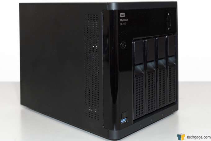 WD My Cloud DL4100 Business NAS - Side