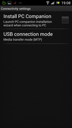 Android 4 USB Connectivity