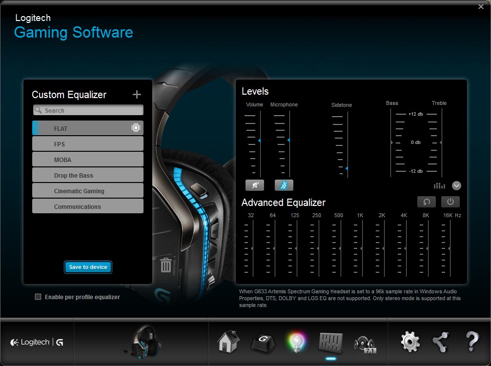Terminologi Døde i verden en kop Logitech G633 Artemis Spectrum RGB 7.1 Surround Sound Headset Review –  Techgage