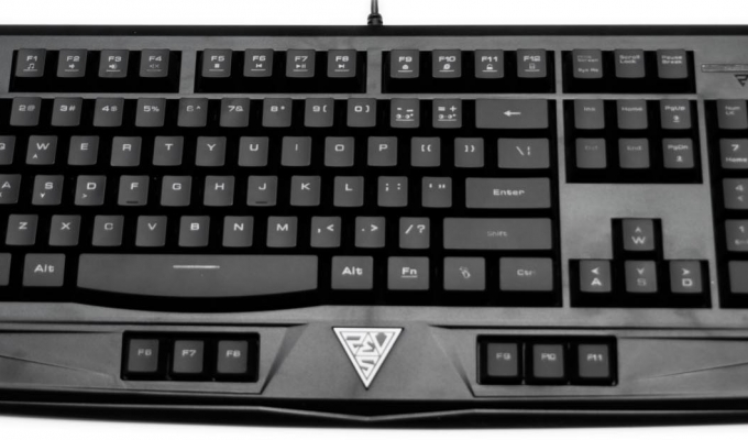 GAMDIAS ARES Keyboard - Top View