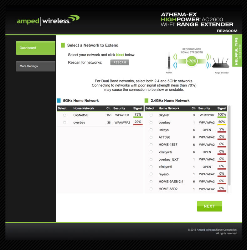 Techgage Amped Wireless ATHENA-EX Range Extender Review Your Current Wi-Fi Shot