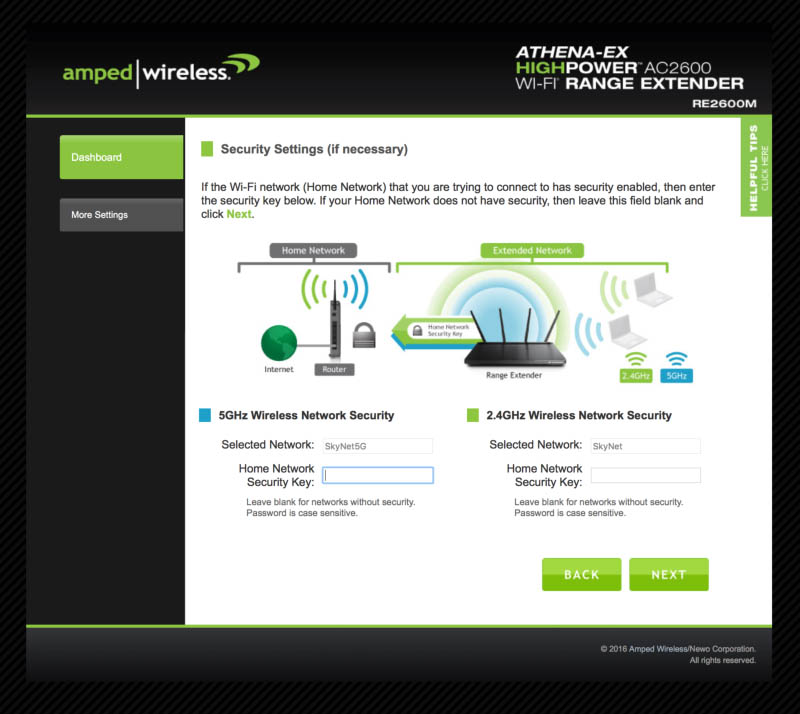 Techgage Amped Wireless ATHENA-EX Range Extender Review Your Router Credentials