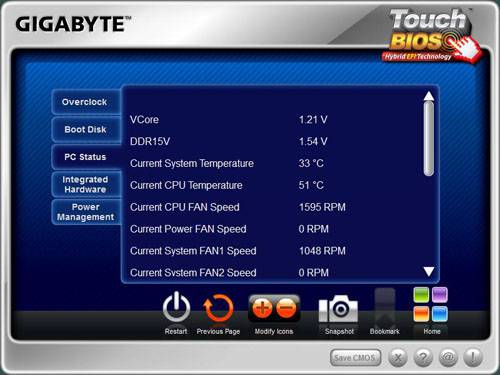 GIGABYTE TouchBIOS