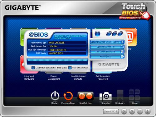 GIGABYTE TouchBIOS