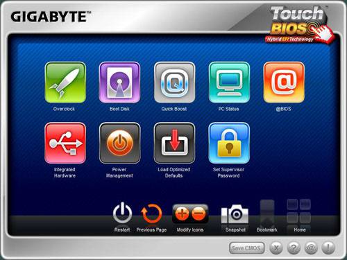 GIGABYTE TouchBIOS