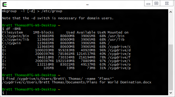 Cygwin