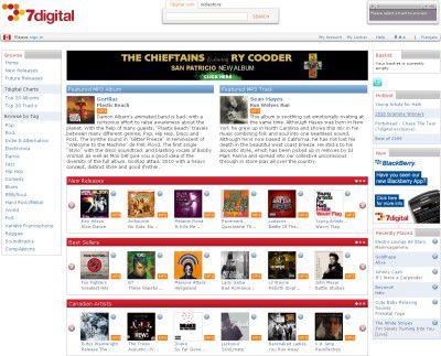 Taking 7digital's Music Store for a Spin