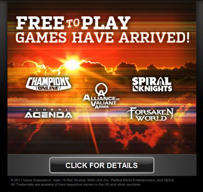 steam free to play games not downloading