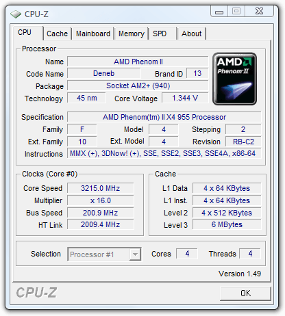 AMD Phenom II X4 955 Black Edition – Techgage