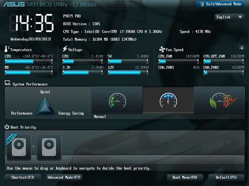 ASUS P9X79 PRO - EFI