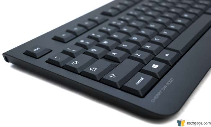 CHERRY DW 3000 Wireless Combo - Keyboard Angle