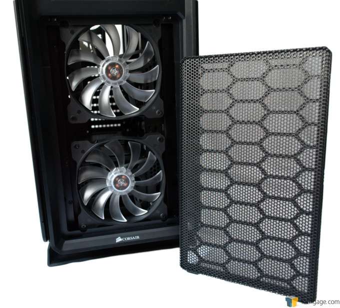 Corsair Graphite 730T Chassis - Front mesh removed