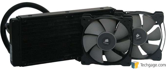 Corsair H100i Liquid CPU Cooler - Radiator and Fans