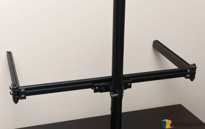 Ergotech Freedom Quad Desk Stand [100-D28-B13] - Installing the arm assembly