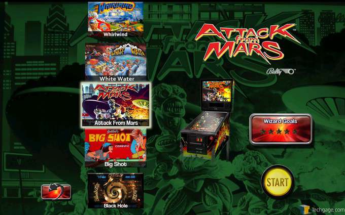 The Pinball Arcade - Table Selection