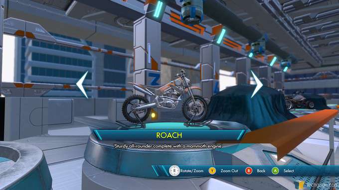 Trials Fusion - Bike Selection Screen