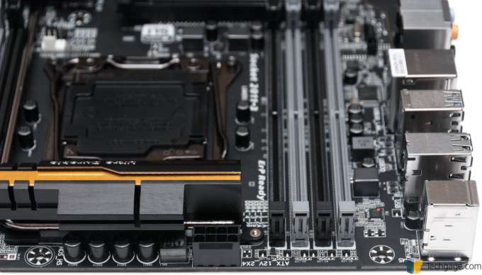 GIGABYTE X99-UD4 Motherboard - Top Of Board