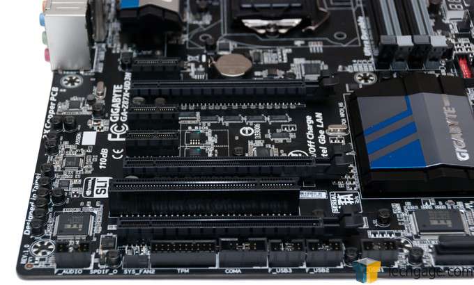 GIGABYTE Z87X-UD3H - PCIe Slots