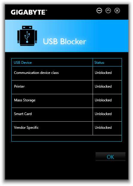 GIGABYTE Z87X-UD3H - USB Blocker
