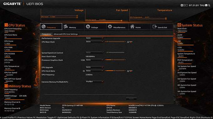 GIGABYTE Z97X-Gaming G1 WIFI-BK - Alternate Theme