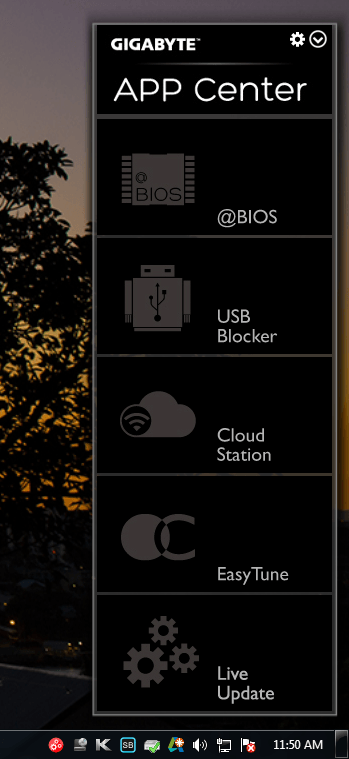 GIGABYTE Z97X-Gaming G1 WIFI-BK Software - Main Screen