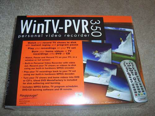 Hauppauge WinTV PVR-350 – Techgage