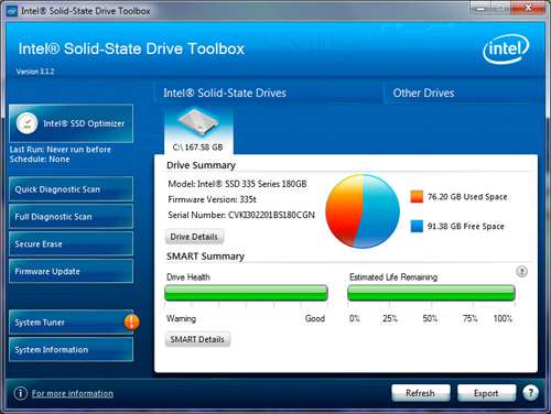 Intel 335 Series 180GB SSD