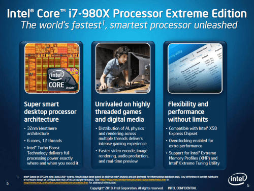 Intel Core i7-980X Extreme Edition - Core i7 Extreme Edition