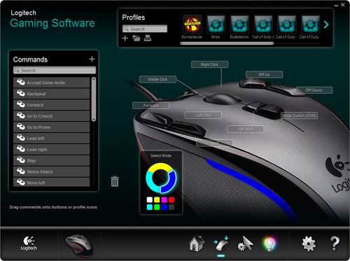 logitech g300s button setup