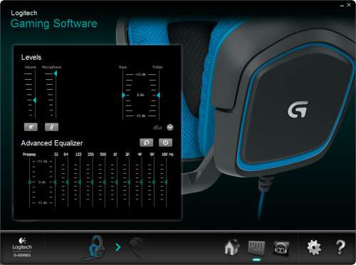 Logitech G430 Gaming Headset - Software