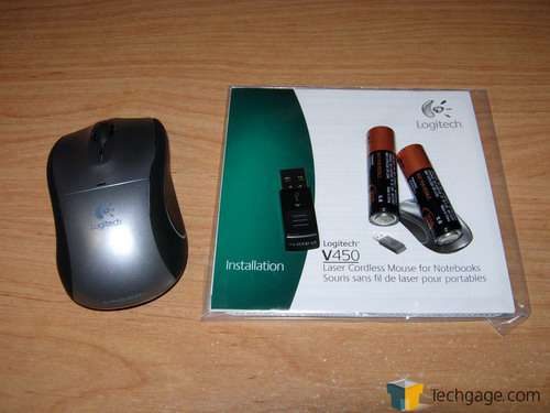 Logitech V450 Wireless Laser Notebook Mouse – Techgage