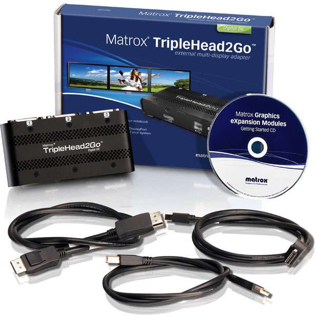 MATROX ＭＡＴＲＯＸ TripleHead2Go デジタル版SE T2G/DSE 取り寄せ