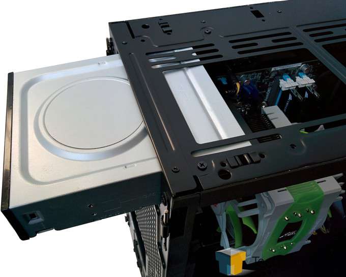 Phanteks Enthoo EVOLV Micro-Tower Chassis - Optical Disc Drive Installation