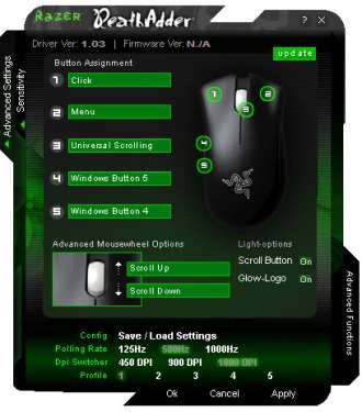Razer DeathAdder Gaming Mouse – Techgage