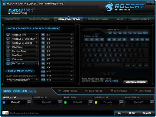 ROCCAT Isku FX Keyboard