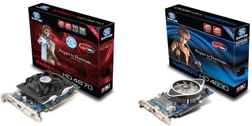 Sapphire Radeon HD 4670 GDDR4 & HD 4830 – Techgage